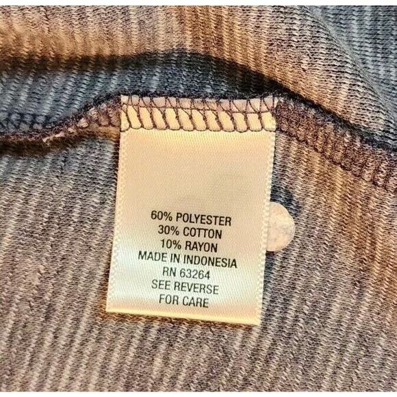 Sunday Women's Size 2X Open Front Waterfall Cardigan Size Small Heathered Blue - Picture 11 of 11